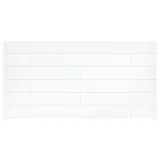 TrueTones Ceramics Light White Gloss 2×16 Field Tile Gloss