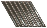 Spike Bars Ebony 6×10 A Decorative Tile Gloss