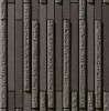 Ombre Border Black 3/4×9 Mosaic