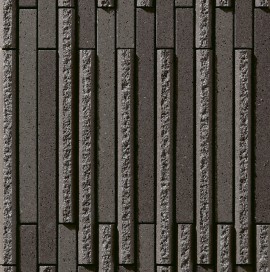 Ombre Border Black 3/4×9 Mosaic