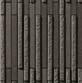 Ombre Border Black 3/4×9 Mosaic