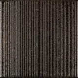 Cromatica Smoke 6×6 Ribbed Decorative Tile Glossy