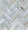 Agate Lucca 1×4 Herringbone Mosaic Silk