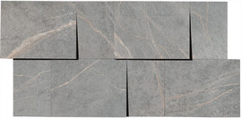 Soapstone Grey 12×24 3D Mosaic Matte Rectified