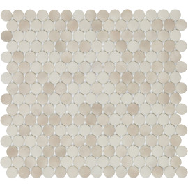 Emersyn Lane Fawn Fibre 11×12 Penny Round Mosaic Matte