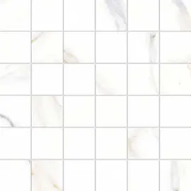 Cava Bianco 2×2 Mosaic Satin Rectified Cava Bianco 2×2 Mosaic Satin Rectified