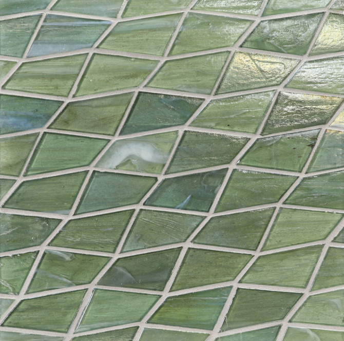 Lapis Palm 11×12 Pulse Mosaic Pearl