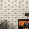 Boho Bone Starburst Hexagon