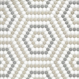 Nano Beiges 11×14 Ripple Mosaic