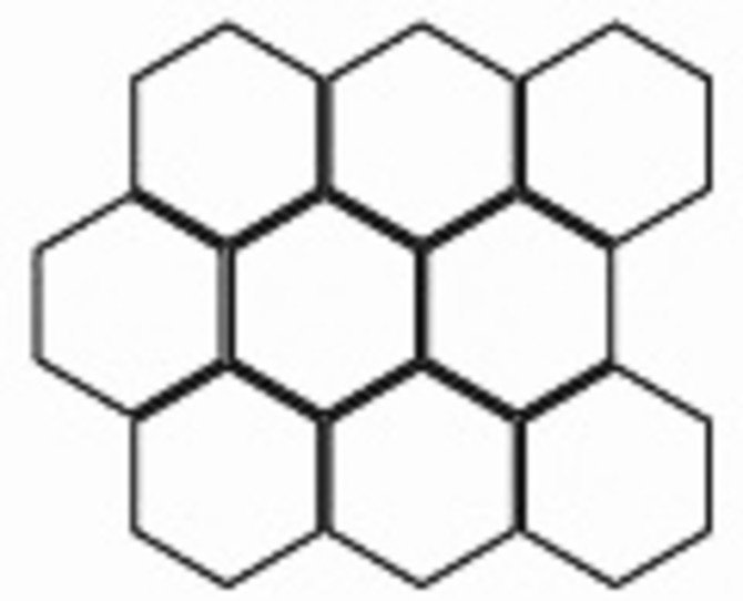 South Beach White 3″ Hexagon Mosaic Matte Rectified