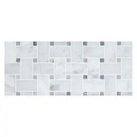 Fine Mosaic Works Italian Carrara Honed And Mugwort Gray Honed 12×12 Traditional Basketweave Mosaic Honed Fine Mosaic Works Italian Carrara Honed And Mugwort Gray Honed 12×12 Traditional Basketweave Mosaic Honed