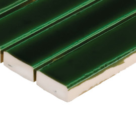 Cotto Revival Clover Crackle 1×6 Mosaic Glossy