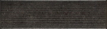 Cromatica Smoke 2-1/2×9 Ribbed Decorative Tile Glossy