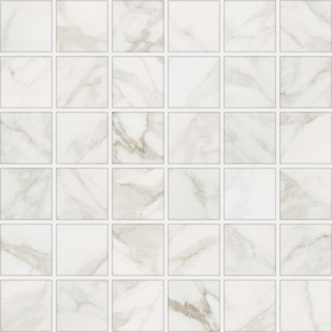 Ami White 2×2 Mosaic Matte