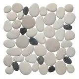 Pebble Poppy Seed 12×12 Perfect Pebble Mosaic Matte
