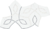 Waterjet Stone Mosaics Dove 8×14 Vine Mosaic Honed