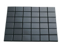 Multiplier Dark Grey 2×2 Mosaic Matte