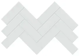 Nantucket Silver 8×16 Herringbone Mosaic Glossy Nantucket Silver 8×16 Herringbone Mosaic Glossy