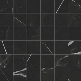 Beyond Calacatta Black 2×2 Mosaic Matte