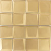 Sideview Glass Gold 3×3 Mosaic Matte