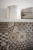 Block White, Silver, Black Deco 6x6