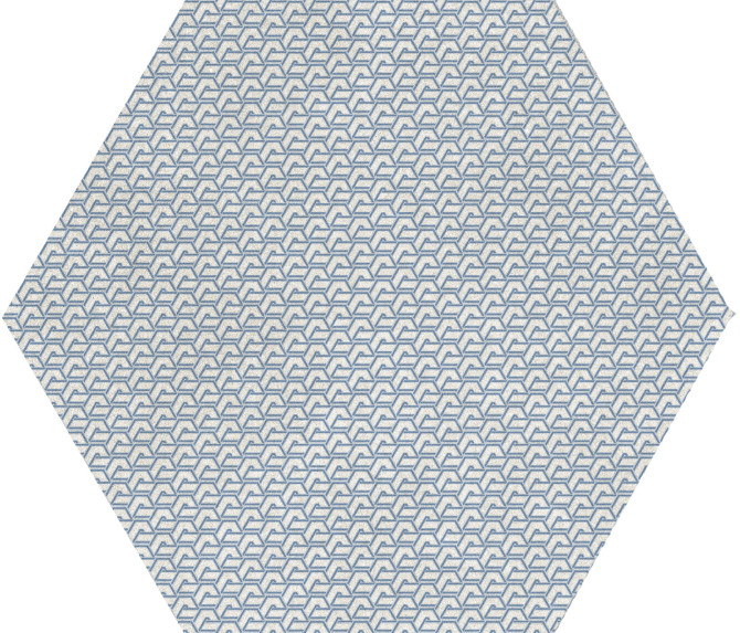 Tapestri Denim 8-1/2″ Blend Hexagon Field Tile