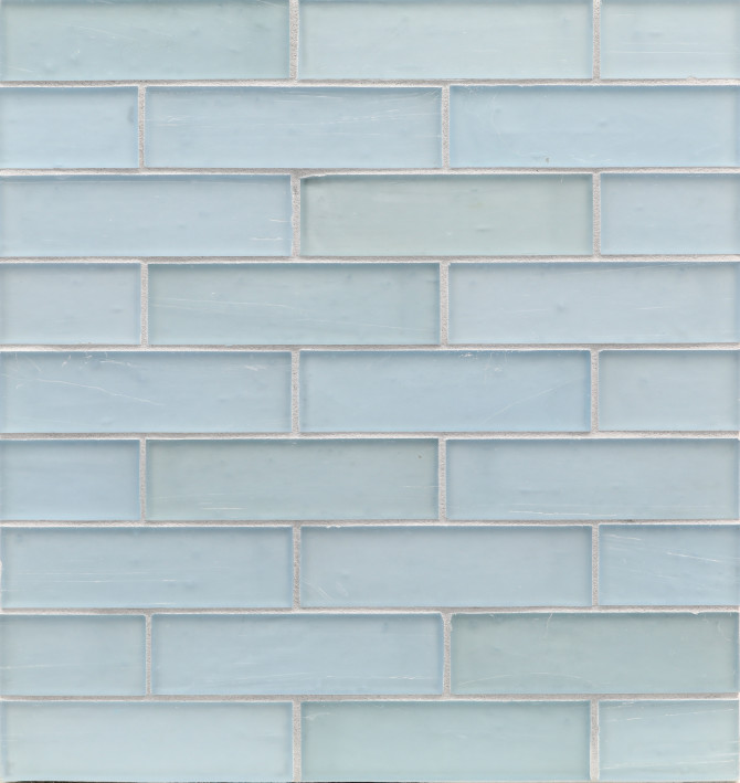 Elements Blue Skies 1-1/4×5 Brick Mosaic Silk