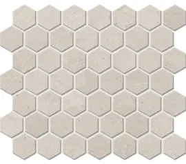Primstone Buff 1-1/2″ Hexagon Mosaic Matte