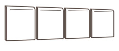 Color Blox 2.0 3×3 Mounted Bullnose
