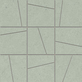 Argent 2.0 Silver Sage 4×4 Random Angle Mosaic