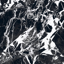 B&W_Marble Glacier 3×3 Mosaic Glossy