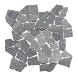 Mosaic Series Grey Marble 12×12 Random Mosaic Tumbled Mosaic Series Grey Marble 12×12 Random Mosaic Tumbled