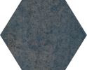 Tuscany Blue 9×10 Hexagon Matte