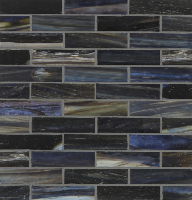 Agate Abruzzo 1×4 Brick Mosaic Silk