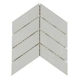 6th Avenue French Clay 2×6 Chevron Mosaic Glossy