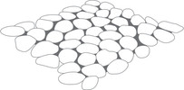 Pebble Tundra Sage 12×12 Perfect Pebble Mosaic Matte