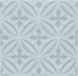 Sanibel Sea Spray 6×6 Caspian Decorative Tile Crackle Glossy Sanibel Sea Spray 6×6 Caspian Decorative Tile Crackle Glossy