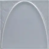 Palm Canyon Ice Blue 5×5 Arc Decorative Tile