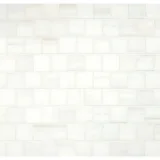 Basic Mosaic Collection Bianco Dolomiti Select Honed 1×1 Offset Square Mosaic