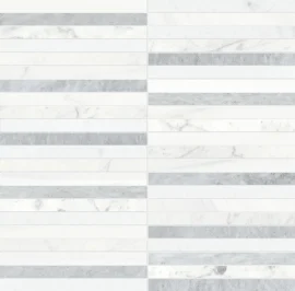 Waterjet Stone Mosaics Polar 1×6 Stacked Mosaic Honed Waterjet Stone Mosaics Polar 1×6 Stacked Mosaic Honed