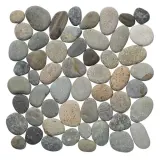 Pebble Java Grey 12×12 Perfect Pebble Mosaic Matte