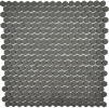 Cafe Brown Matte 11×11 Mini Hexagon Mosaic Matte