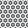 Nano Monochrome 12×13 Flower Mosaic