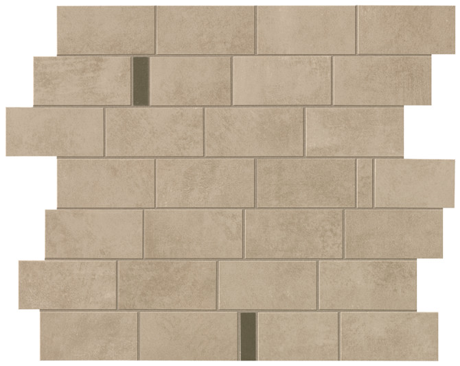 Boost Pro Clay With Coffee 1×3 Minibrick Mosaic Wall Tile