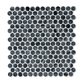 Mosaic Series Tempest 11×12 Penny Round Mosaic Honed
