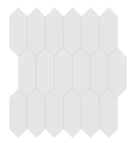 Nantucket Platinum 2×5 Picket Mosaic Glossy Nantucket Platinum 2×5 Picket Mosaic Glossy