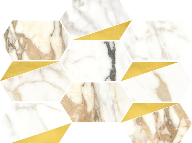 Luce Oro 10×14 Rame Decorative Tile Satin Rectified