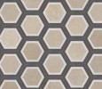Tuscany Ivory 9×10 Modern Hexagon Decorative Tile Matte