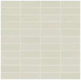 Rift White 1×3 Stacked Mosaic Matte Rift White 1×3 Stacked Mosaic Matte