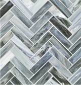 1×4 Herringbone Mosaic Silk